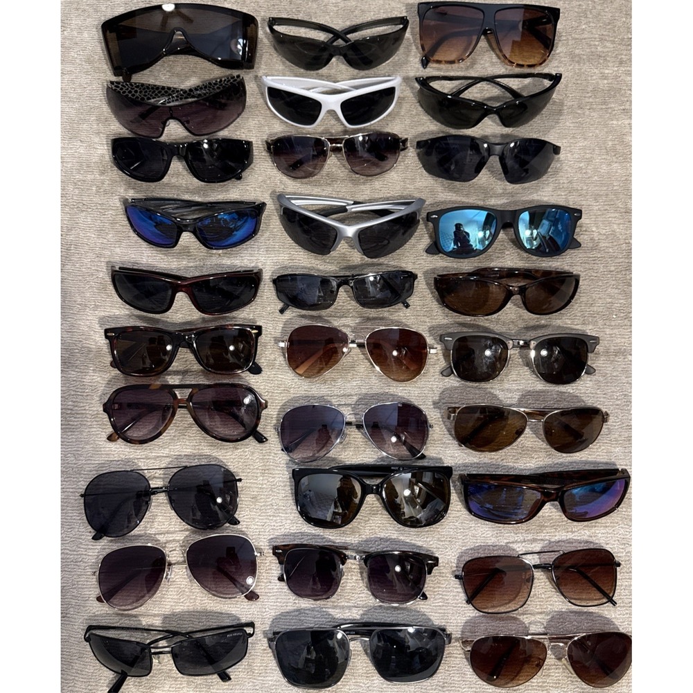 Lot Of 30 Men's Sunglasses Ivy League, Sports, Golf, Fish-30 pairs included HOT